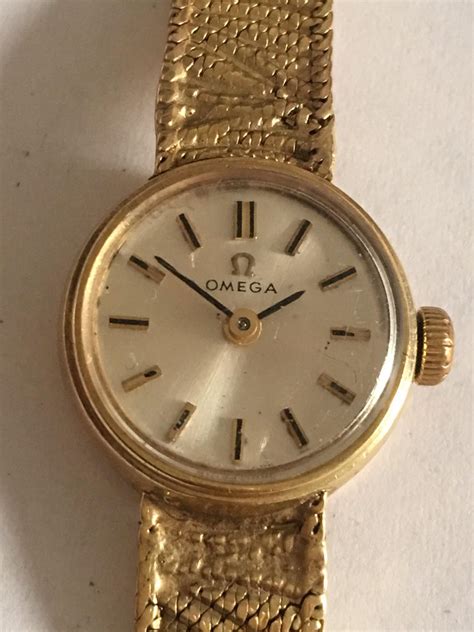 omega ladys full gold watch vintage|old omega watches 1970s ladies.